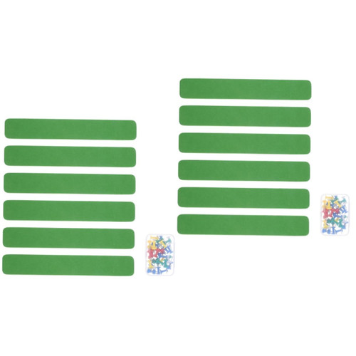 STOBOK 2 Sets Felt Self-Adhesive Strips Cork Strip Bulletin Board Notice Board Cork Strip Bulletin Board Tiles Felt Bulletin Board Bar Strip Memo Boards Eva Memorandum Office Needle Plate