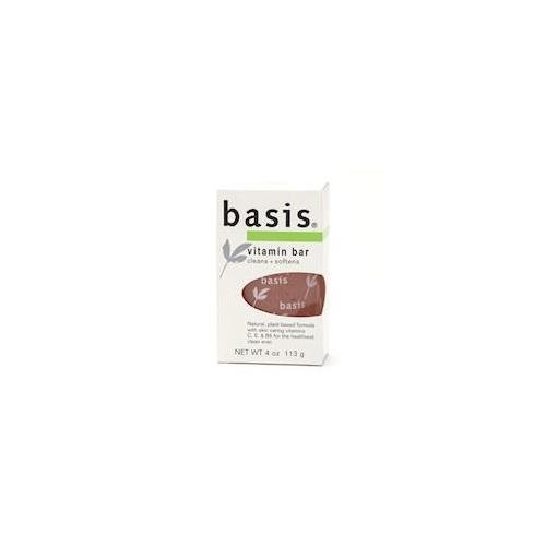 Basis Vitamin Soap Bar Cleans and Softens -- 4 oz - Buy Packs and SAVE (Pack of 5)