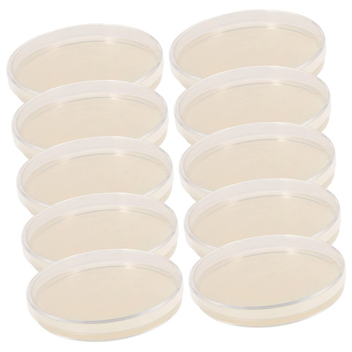 PLAFOPE 10pcs Nutrient agar Plate Dishes lab Mushroom agar Plates Science fair Project kit Round Petri Science Kits Petri Dish Tissue Culture Kit Cell- Plate Chemistry Child Glass Colombia