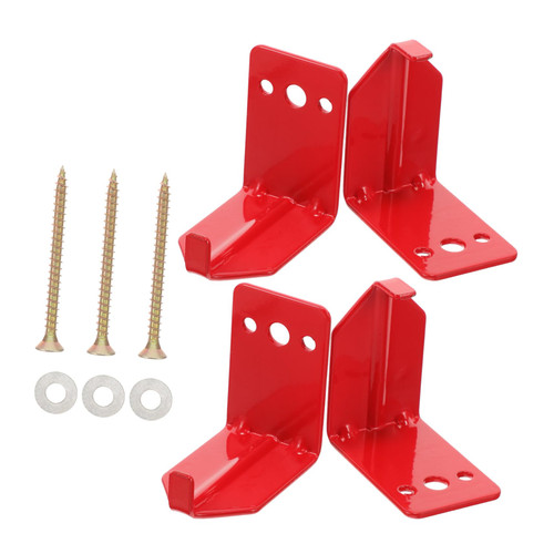 Housoutil 4pcs Fire Extinguisher Bracket Fire Extinguishers Peg Hooks Brackets Fire Extinguisher Wall Mount Fire Extinguisher Hanger Fire Extinguisher Holder for Wall Fire Extinguisher Mount