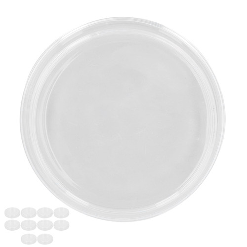 Glass Petri Dishes Cover Instruments Laboratory Borosilicate Borosilicate Glass Glass Culture Dish 10Pcs Covering Petri Dishes