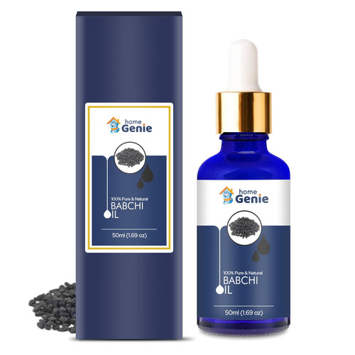Home Genie Babchi (Psoralea Corylifolia) Oil|100% Pure & Natural Undiluted Carrier Oil - 50ml(1.69floz), with Dropper Home Genie Babchi (Psoralea Corylifolia) Oil|100% Pure & Natural Undiluted Carrier Oil - 50ml(1.69floz), with Dropper