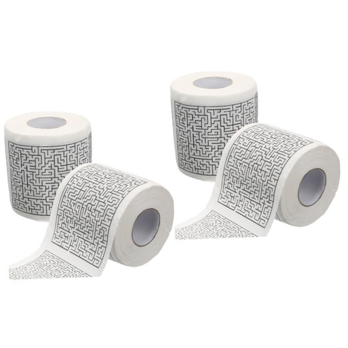 Mobestech 4 Rolls Toiler Paper Toilet Paper Bulk Funny Tissue Paper Novelty Toilet Paper No Rip Toilet Paper Toilet Paper Soft Colored Toilet Paper Napkins Take a Bath Wood Pulp Decorate