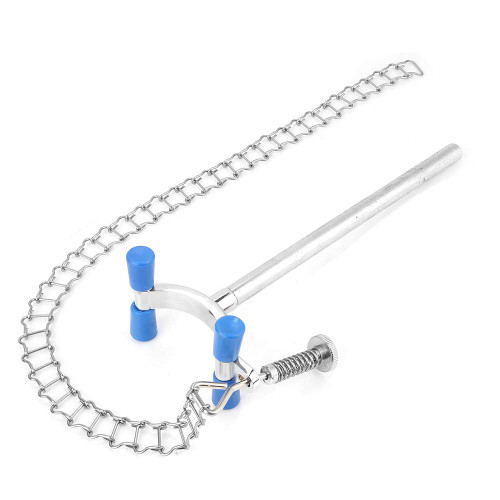 Tomotato Beaker Chain Clamp, Stainless Steel Laboratory Beaker Chain Clip Beaker Container Fixator Chemical Equipment for Lab Supplies