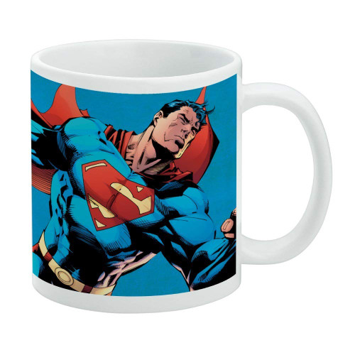 GRAPHICS & MORE Superman Character Ceramic Coffee Mug, Novelty Gift Mugs for Coffee, Tea and Hot Drinks, 11oz, White