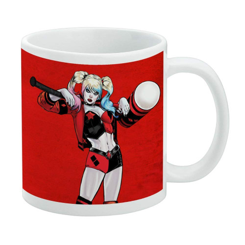 GRAPHICS & MORE Harley Quinn Character Ceramic Coffee Mug, Novelty Gift Mugs for Coffee, Tea and Hot Drinks, 11oz, White