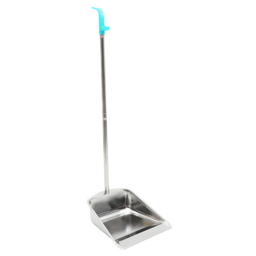 Garbage Shovel Handle Cleaning Dustpan House Brooms for Sweeping Indoor Fireplace Outdoor Garbage Dustpan Debris Cleaning Tool Upright Pans Garbage Can Heavy Plastic Sweeper Office