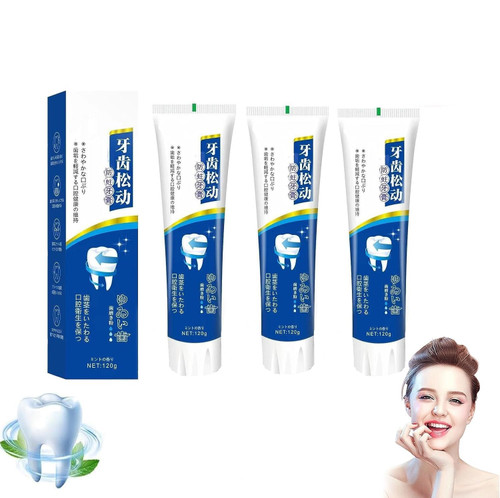 Consentil Repair Toothpaste,Repair and Protect Whitening Toothpas,Loose Teeth Care Toothpaste,Fresh Breath (Color : 3pcs)