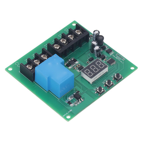 DC Current Detection Sensing Module 0-30A DC 7-30V LED Display Overcurrent Protection Relay Module with Error Calibration