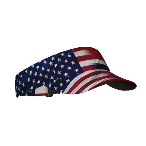 Norway America Flag Sun Visor Cap for Women Men Summer Adjustable Sun Protection Visors Black