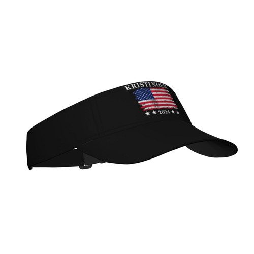 Kristi Noem 2024 for Presiden Sun Visor Cap for Women Men Summer Adjustable Sun Protection Visors Black