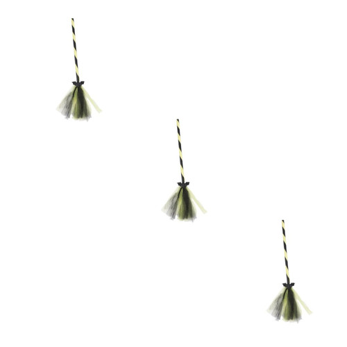 NOLITOY 3 Pcs Bat Mesh Broom Witches Costume Witch Broomstick for Kids Handmade Mane Broomstick Mini Witch Broom Dress for Kids Witch Decor Bat Broom Props Ribbon Halloween Plastic Child NOLITOY 3 Pcs Bat Mesh Broom Witches Costume Witch Broomstick for Kids Handmade Mane Broomstick Mini Witch Broom Dress for Kids Witch Decor Bat Broom Props Ribbon Halloween Plastic Child