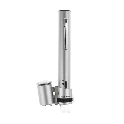 USEEV Microscope Adapter Multifunction Adjustable 100x Mini Portable Handheld Zoom Microscope Microscope Accessories