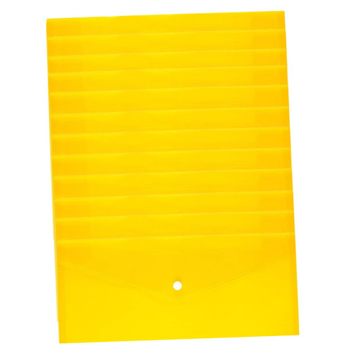 24pcs A4 Folder Envelope File Folder A4 Document Wallet Filing Accordion Folder A4 Binder Document Bag Letter Envelope Folders Document Holder Binder Pockets Briefcase Paper Office