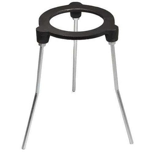 Cole-Parmer Essentials TRS3X6 Tripod Bunsen Burner Stand, Cast Iron, 3 1/2" Ring, 6" Height