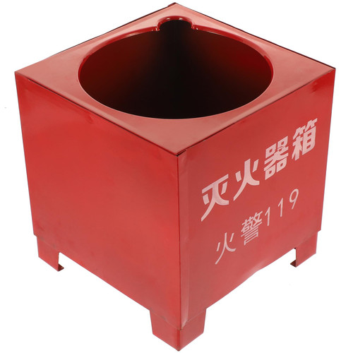 Cabilock Fire Extinguisher Base Fire Extinguisher Rack Fire Extinguisher Organizer Extinguisher Bracket Extinguisher Storage Base Metal Extinguisher Holder Iron Fluorescence Support Base