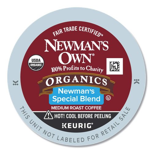Newman's Own Organics Keurig Single-Serve K-Cup Pods Special Blend Medium Roast Coffee, Fair Trade Certified, 24 Count