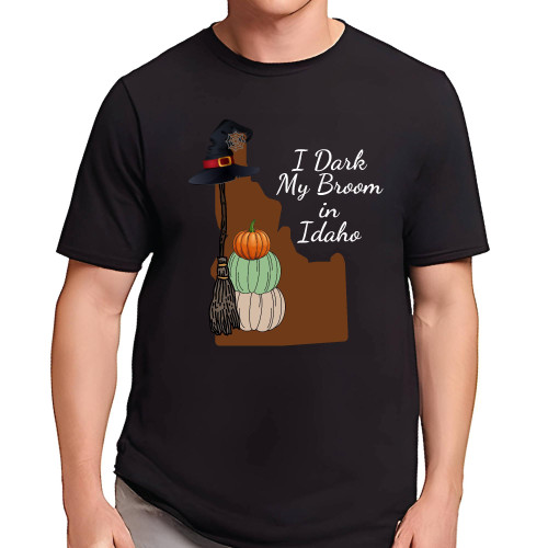Halloween Gift for Girls Women Idaho Broom Pumpkins Novelty Humor Men Women Black Multicolor T shirt Halloween Gift for Girls Women Idaho Broom Pumpkins Novelty Humor Men Women Black Multicolor T shirt