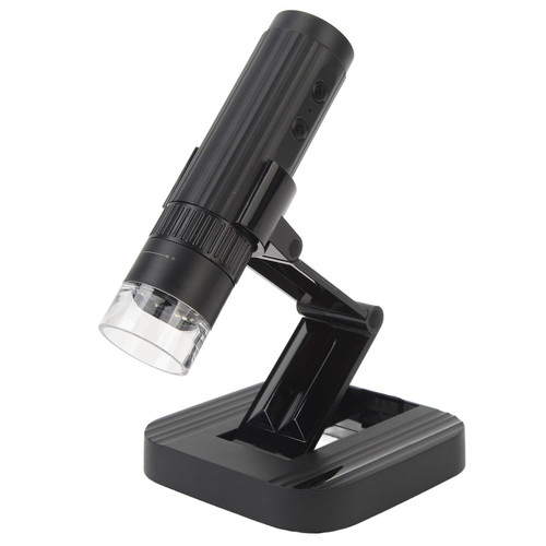 USB Digital Microscope, 50?1000X Magnification Handheld Digital Microscope, 2MP 3 Brightness Levels USB Microscope Camera with Weighted Stand 8 LED Fill Lights for Android