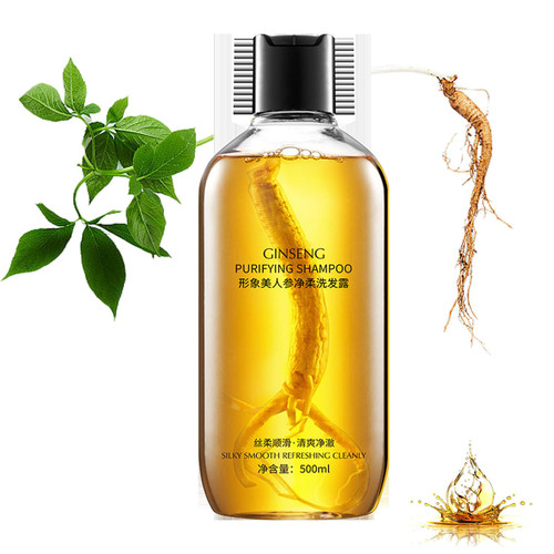Ginseng Extract Root Nourishing Shampoo, Ginseng Shampoo and Conditioner, Gold Ginseng Hair Lotion (1pcs)