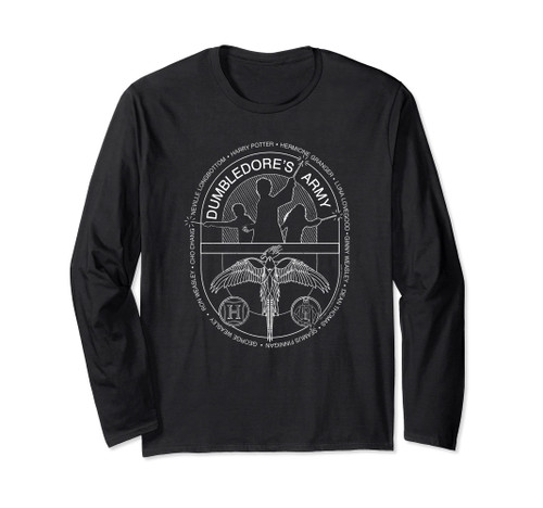 Harry Potter Dumbledore's Army Circle Line Art Long Sleeve T-Shirt