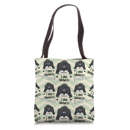 Havaneses I Love Cute Havanese Dog Lover Gifts Tote Bag