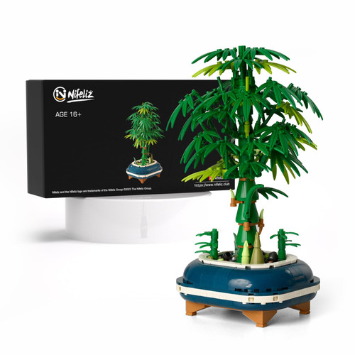 Nifeliz Potted Bamboo, Graceful Bamboo Building Model Toy, Verdant Bamboo Display Set for Adults Gift Giving (528 Mini Pieces) Nifeliz Potted Bamboo, Graceful Bamboo Building Model Toy, Verdant Bamboo Display Set for Adults Gift Giving (528 Mini Pieces)