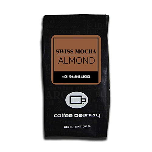 Swiss Mocha Almond Flavored Coffee, Specialty Arabica Coffee, Medium Roast, 12 ounce, Coarse Swiss Mocha Almond Flavored Coffee, Specialty Arabica Coffee, Medium Roast, 12 ounce, Coarse