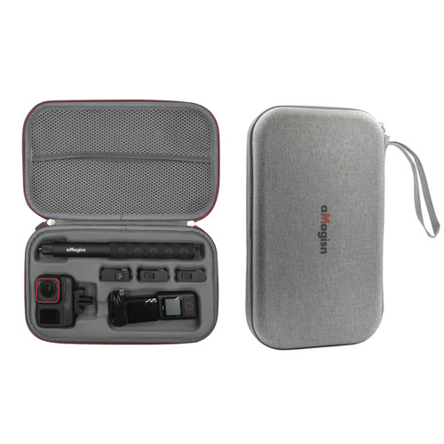 Hesupy Carrying Case for Insta360 Ace Pro/Ace, Storage Bag Portable Handbag Travel Protective Cover for Ace/Ace Pro Camera, Large Capacity Organizer, Camera Accessories Case