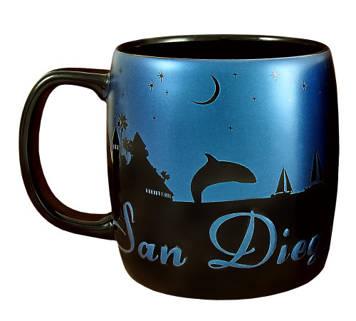 Americaware SMSDC04 San Diego 22 oz Night Sky Silhouette Mug