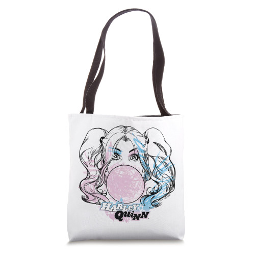 DC Comics Batman Harley Quinn Coloring Book Sketch Tote Bag