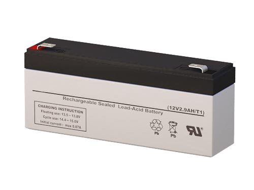 PS-1229 12 Volt 2.9 AmpH SLA Replacement Battery with F1 Terminal