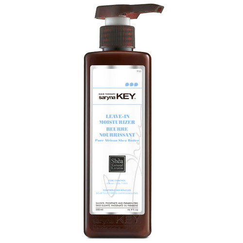 Saryna Key Curl Control Leave-In Moisturizer (300ml/10.14oz) - Refresh, Rehydrate and Rejuvenate - Strength, Wavy and Curly Hair, Combats Frizz - Encourages Hair Growth - Repairs and Prevents Breakage