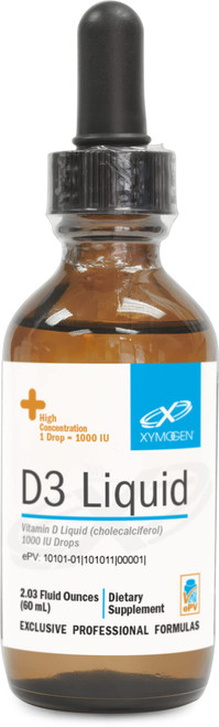 XYMOGEN D3 Liquid - Liquid Vitamin D Drops with Vitamin D3 to Support Immune Health, Bone + Heart Health - 1000 IU VIT D per Drop - Micro-Emulsified for Enhanced Absorption (2.03 oz / 1500 Servings) XYMOGEN D3 Liquid - Liquid Vitamin D Drops with Vitamin D3 to Support Immune Health, Bone + Heart Health - 1000 IU VIT D per Drop - Micro-Emulsified for Enhanced Absorption (2.03 oz / 1500 Servings)