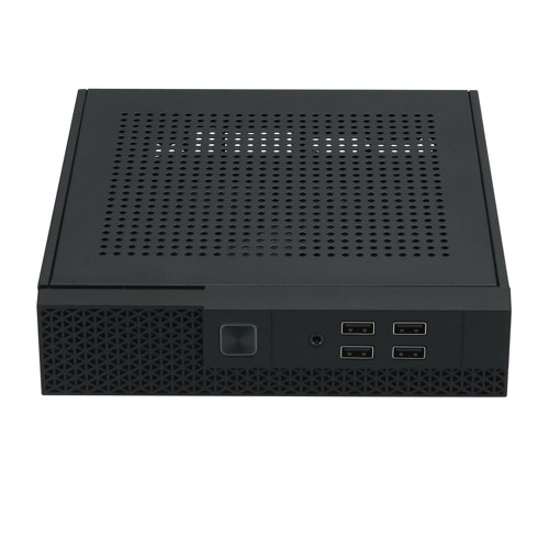 Pomojonbi Mini ITX Computer Case HTPC Host Chassis USB2.0 ITX Enclosure Industrial Control Chassis for Office Business Easy Install