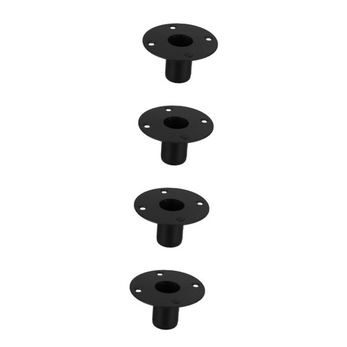 Abaodam 4 Pcs Speaker Iron Bottom Home Speaker Speakers Stands Speaker Cabinet Pole Stand Dj Speaker Metal Speaker Stand Lower Speaker Spikes Dj Stand Tripod Iron Speaker Holder Mount Bass