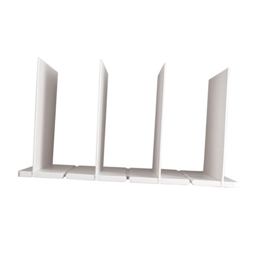 Alipis Partition Plate Clear Wardrobe dividers Cupboard Adjustable Shelf Acrylic Shelf dividers Expandable Shelves Cabinet Shelves Wardrobe Partition Shelves Plastic Box Desktop White