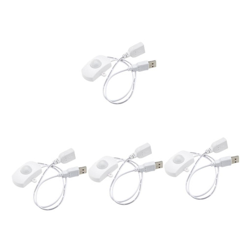 HOMSFOU 4pcs Ir Light Nontendo Photo Cells for Outdoor Light Led Strip Controller Led Strip Sensor Ir Led Sensor Controller Rubber Human Sensor White 4a Detector