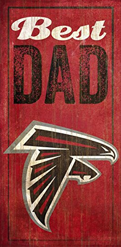 Fan Creations Atlanta Falcons Best Dad Sign Multicolored