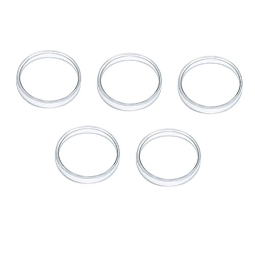 FUNOMOCYA 5pcs Petri Dish Petri Plate lab Dish Laboratory Dish agar Plates for Mushrooms Specimen Dish Pouring agar Plates Mushroom agar Plates Glass 100mm Culture Plate High Borosilicate