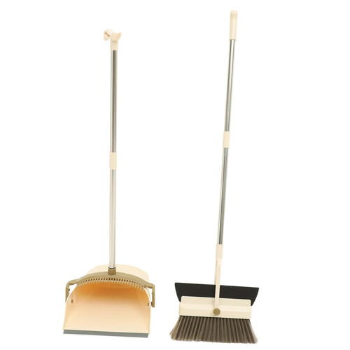 Healeved 1 Set Broom Cleaning Dustpan Floor Sweeper Small Dustpan Mini Cleaning Long Handle Dustpans Floor Cleaning Tool Upright Dustpan Garbage Shovel Household The Pet Office
