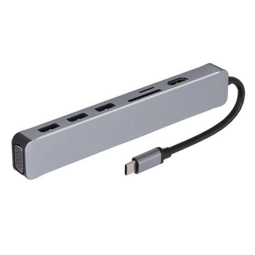 Docking Station, USB.3.0 7 in 1 Type C to High Definition Multimedia Interface Expansion Dock