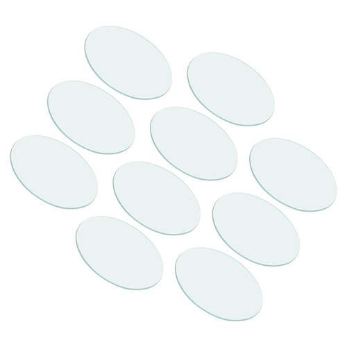 BUGUUYO 10pcs Watch Glass Transparent Labs Arc Laboratories Glass Beaker Petri Dish Science Experiments Lab Games Microscope Slides Edge Lab Glasses 100mm Glass Dish