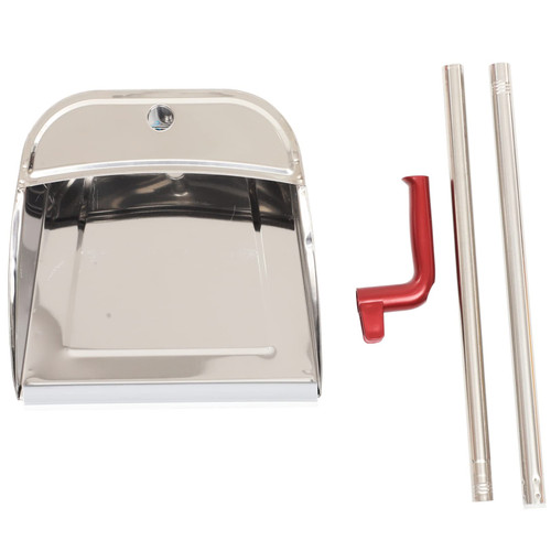 Cabilock Garbage Shovel Metal Upright Dustpan Broom and Heavy Duty Dustpan Cleaning Dustpan dust Pans with Handle Kitchen Dustpan Handle Pans Metal dust Pans Household Iron Container Office