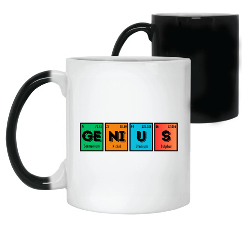 Funny White Gift for Chemistry Lovers Periodic Table of Elements Mug 11oz 15oz Color Changing Mug