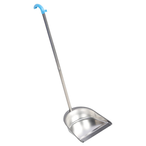 HOMSFOU Stainless Steel Trash Shovel Cleaning Dustpan Garden Dustpan Outdoor Broom Dustpan Stand up Dustpan Ladlebroom Metal Garbage Shovel Indoor Dustpan Office Plastic Handheld Set