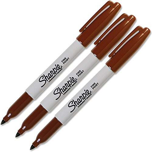 Sharpie Fine Point Brown Original Permanent Marker (3-Each)
