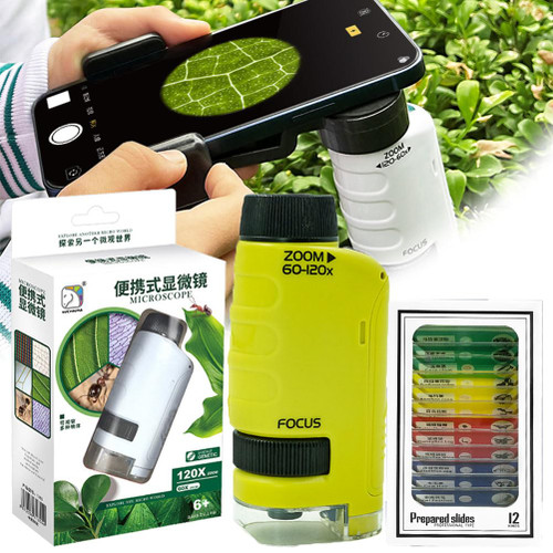 Minilabsters Miniscope Kids,Miniscope Portable Microscope Kids Minilabsters,The Miniscope Minilabsters,Mini Labsters Portable Microscope,Miniscope Kids (Yellow)
