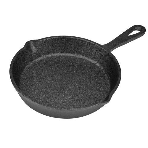 Cast Iron Skillet, 6 Inch Vintage Cast Iron Skillet, Frying Pan with Assist Handle, Safe Grill Cookware for indoor and Outdoor Use, Grill, Stovetop, Induction and Firepit Use