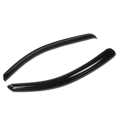 2pcs Tape-On Window Visor Deflector Rain Guard Compatible with Toyota Tacoma Regular Cab 2-Door 2005-2015, Acrylic